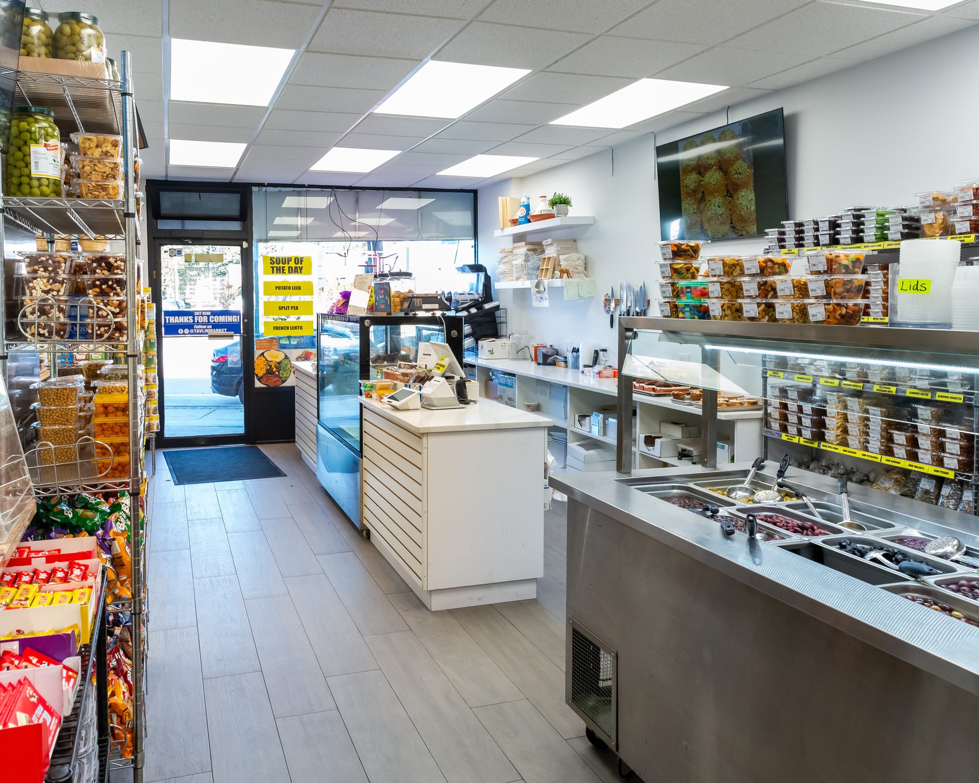 Behind the counter