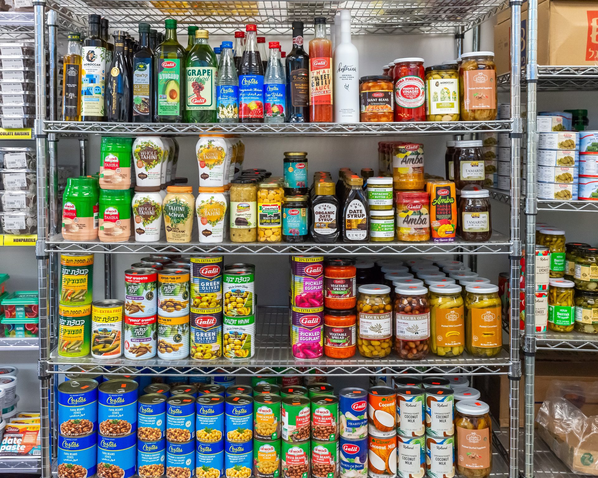 The shelves