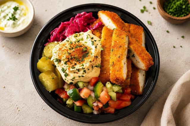 Chicken Schnitzel (Bowl).