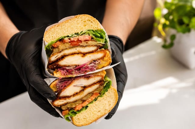 The Shuk Schnitzel Sub.